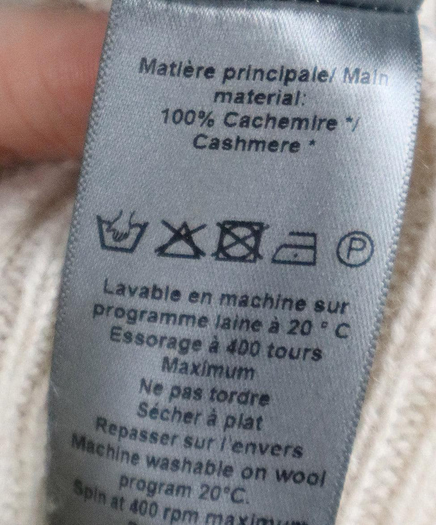 Zadig & Voltaire Ivory & Black Cashmere Sweater sz 8 - Michael's Consignment NYC