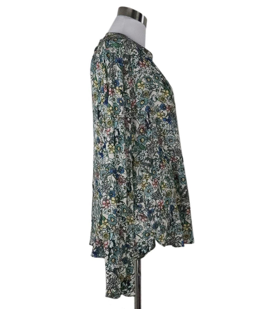 Zadig & Voltaire Multi Floral Print Blouse sz 4 - Michael's Consignment NYC