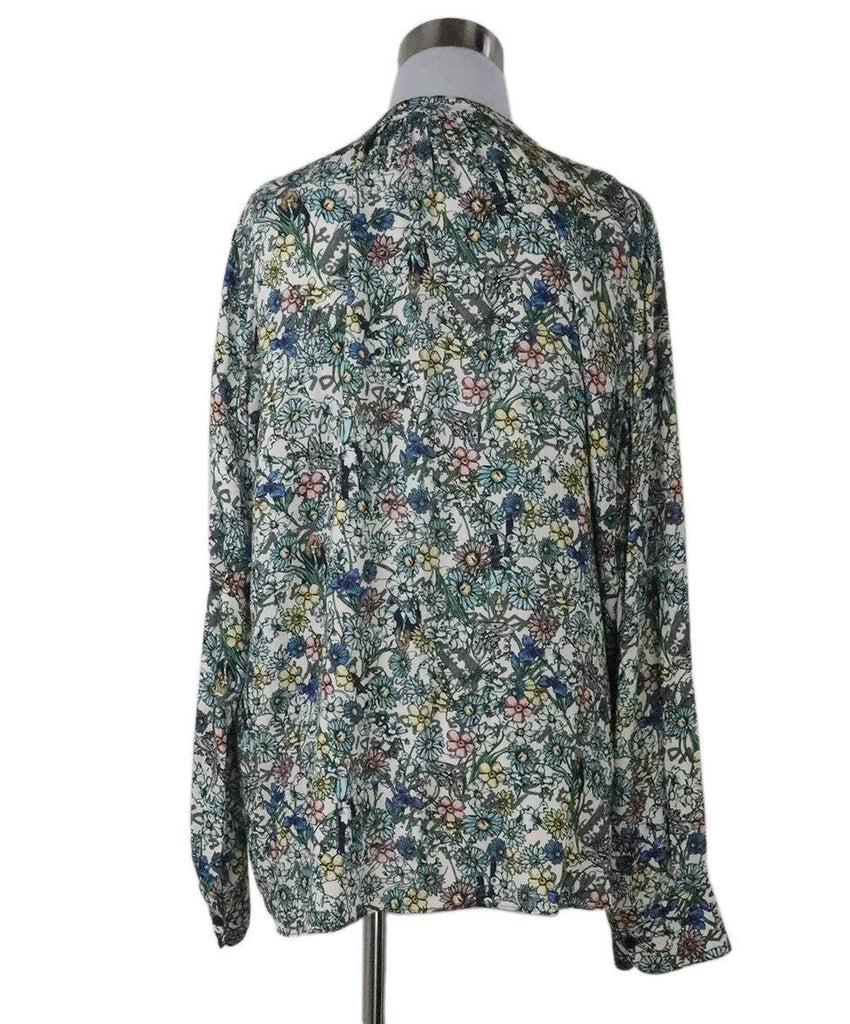Zadig & Voltaire Multi Floral Print Blouse sz 4 - Michael's Consignment NYC