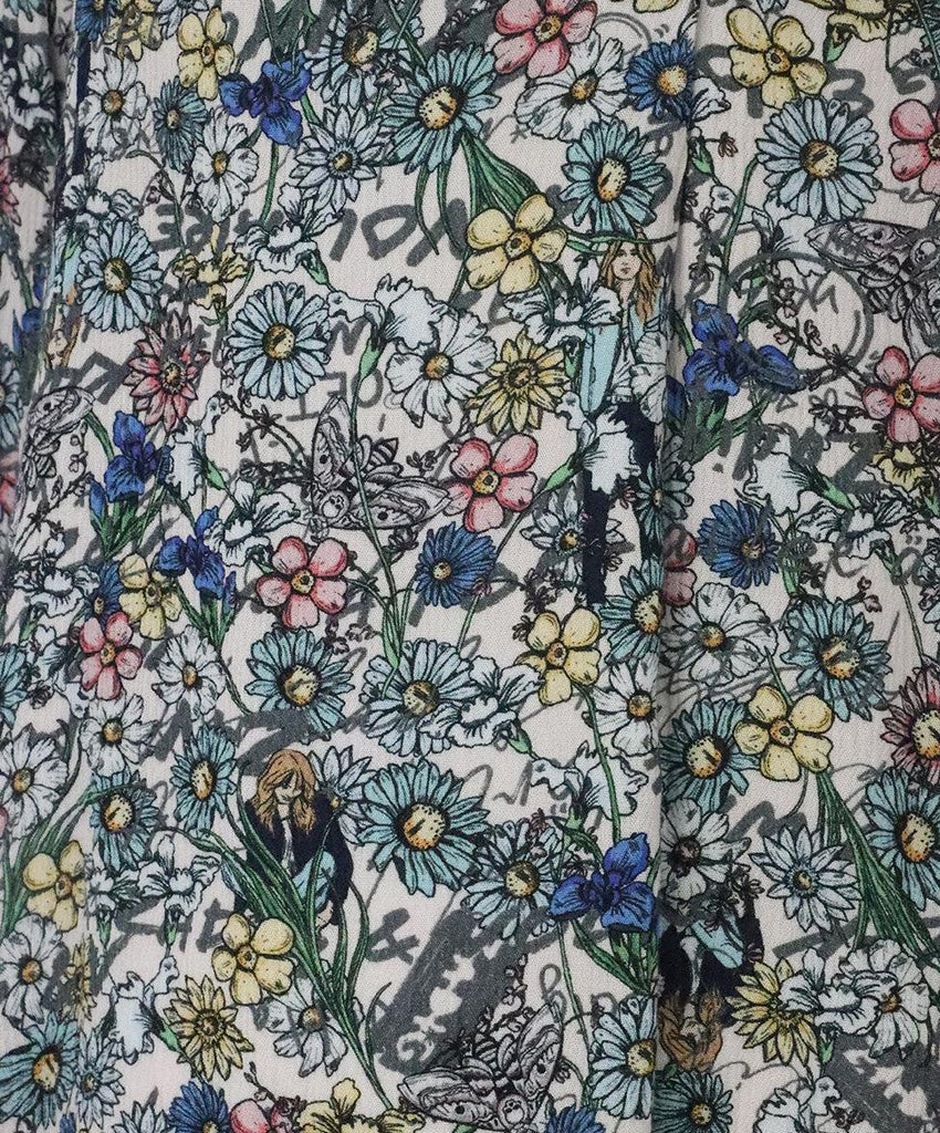 Zadig & Voltaire Multi Floral Print Blouse sz 4 - Michael's Consignment NYC